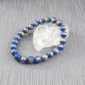 Arany-kék jáde karkötő