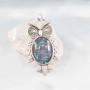 Bagoly talizmán kulcstartó – Titokzatos kék