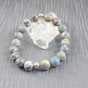 Császárkő és képjáspis karkötő 2