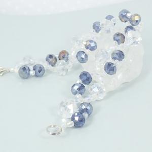 Csiszolt csillogás fűzött karkötő