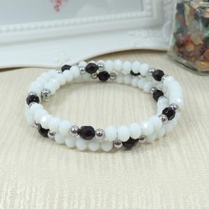 Fekete-fehér memória karkötő