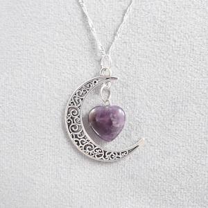 Félhold medál ametiszttel