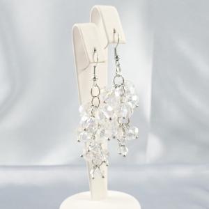 Fürtöcske fülbevaló, áttetsző