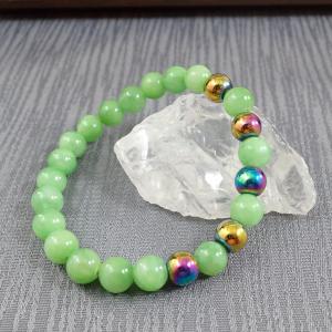 Hematit és jáde karkötő