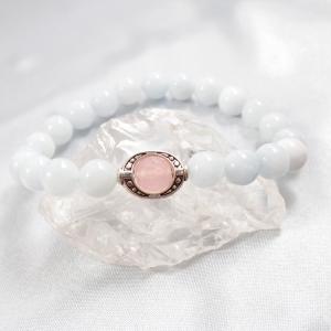 Holdkapu karkötő, halványkék, egy gyöngyös