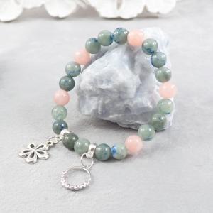 Jáde karkötő két medállal