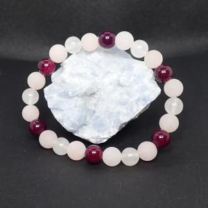 Jádék és achátok karkötő