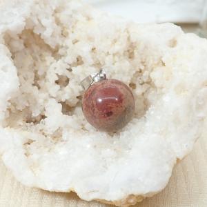 Jáspis gömb medál nyaklánccal 2