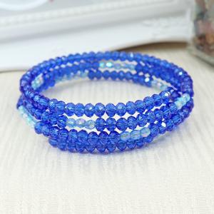 Kék árnyalatok memória karkötő 1