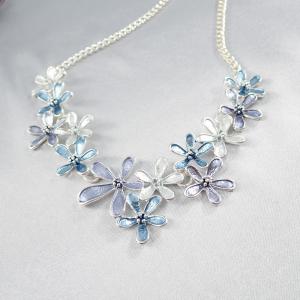 Kék virágfürt nyaklánc