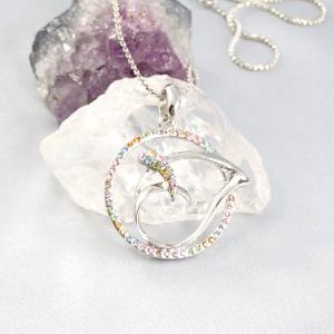 Kör medál színes kövecskékkel