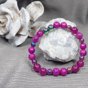 Lila árnyalatok karkötő