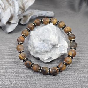 Matt tigrisszem karkötő