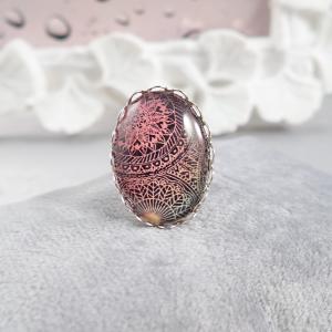 Modern mandalás gyűrű 3