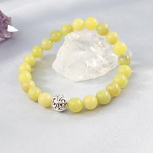 Olíva harmónia – jáde karkötő