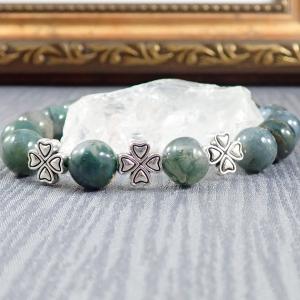 Szerencse karkötő, mohaachát