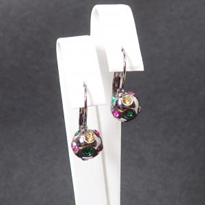 Színes gömböcske fülbevaló