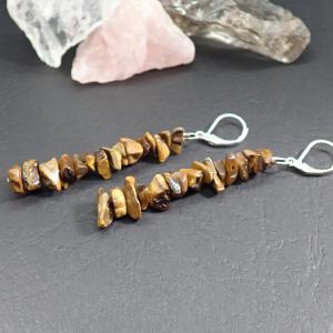 Tigrisszem fülbevaló, hosszú