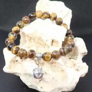 Tigrisszem karkötő cicával