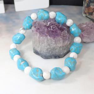 Türkint és howlit karkötő