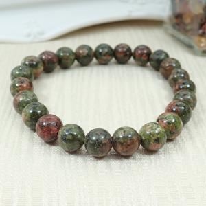 Unakit hatású karkötő