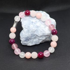 Vegyes achátok fém dísszel