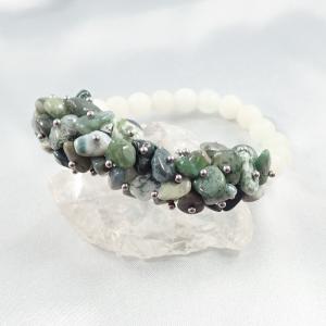 Zöld harmónia karkötő