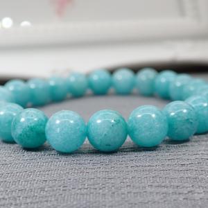 Zöldeskék achát karkötő