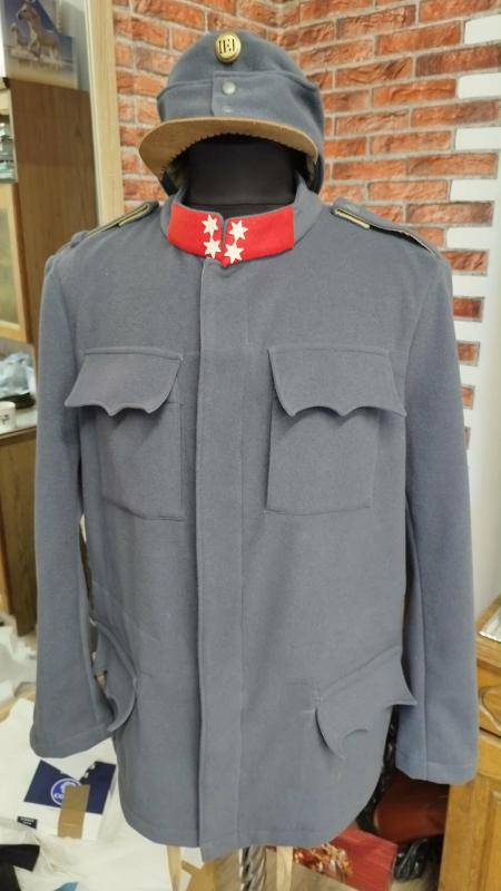 1908M monarchiás tábori szürke posztó zubbony - méretre