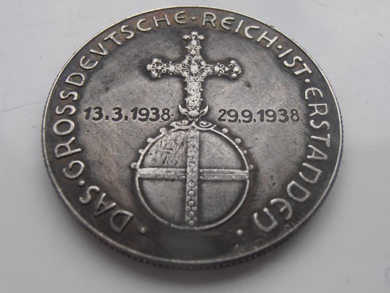 1938 Anschluss emlékmedál Adolf Hitler érem