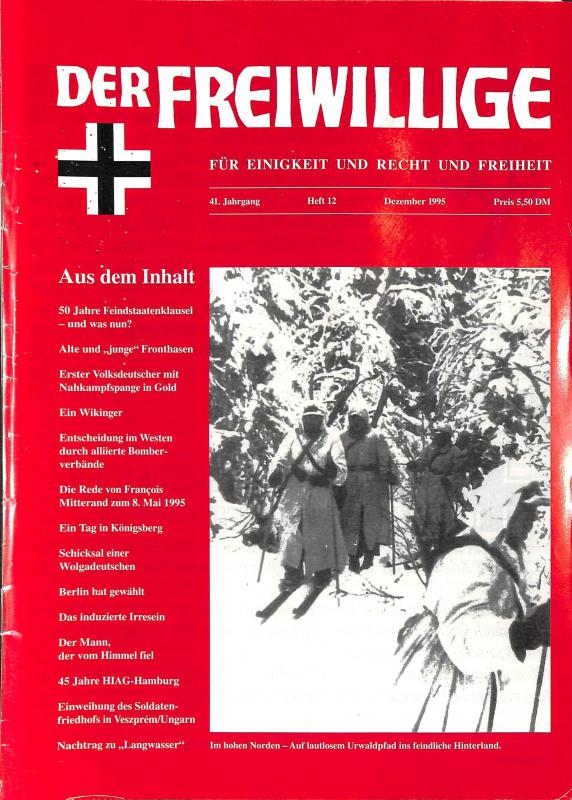 Der Freiwillige Dezember 1995