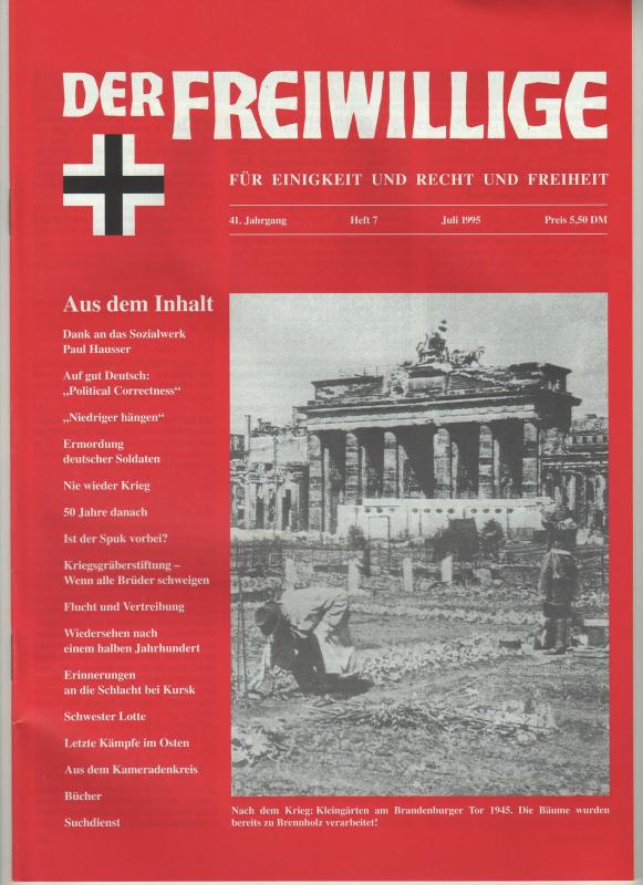 Der Freiwillige juli. 1995