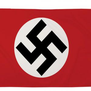 20 db 15x22 cm-s NSDAP zászlócska 6 méteres szalagon