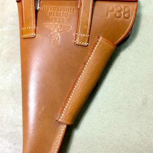 P38 Walther bőr pisztolytáska fekete vagy barna színben