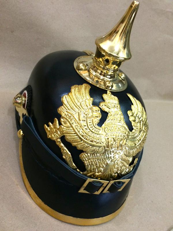 I. világháborús Császári német Pickelhaube sisak