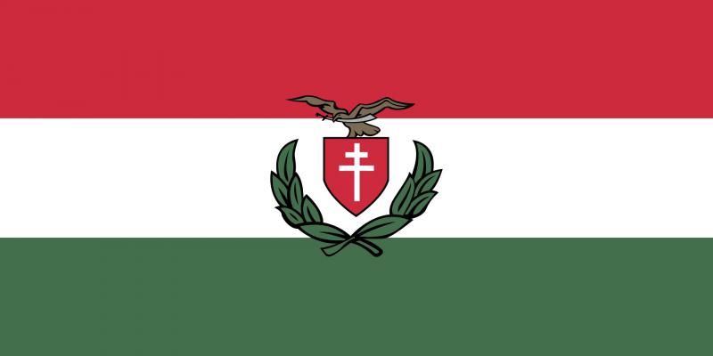 Lajtabánság lobogó Prónay Pál 1921 150x90 cm