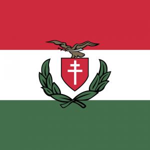 Lajtabánság lobogó Prónay Pál 1921 150x90 cm