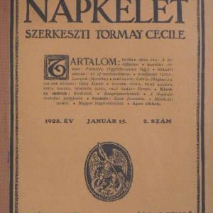 Napkelet XI. kötet 1928 január-június 1-12. szám egybekötve 960 oldal