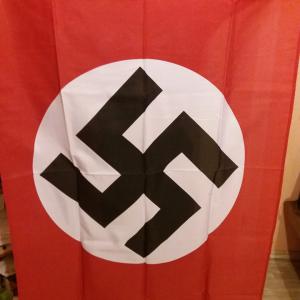 NSDAP német lobogó zászló 240 x 150 cm extra nagy méret!