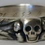SS Totenkopfring "Krüger" becsületgyűrű hűséggyűrű