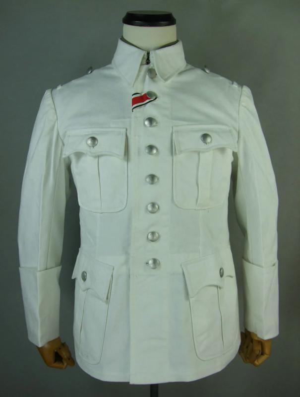Wehrmacht fehér nyári társasági zubbony