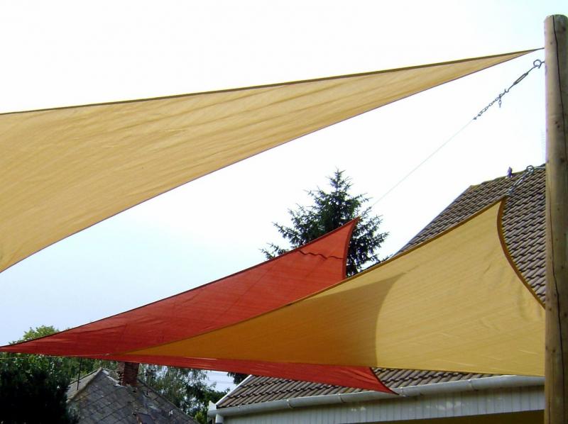 FullGarden háromszög vitorla 3,6 x 3,6 x 3,6 m, 185 g/m2