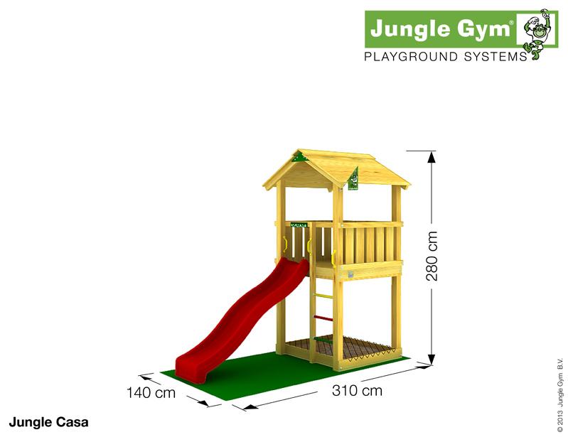 Jungle Gym CASA, S csúszda torony 2,2 m-es csúszdával