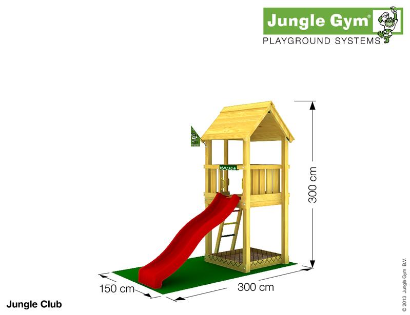 Jungle Gym CLUB, S csúszda torony 2,2 m-es csúszdával