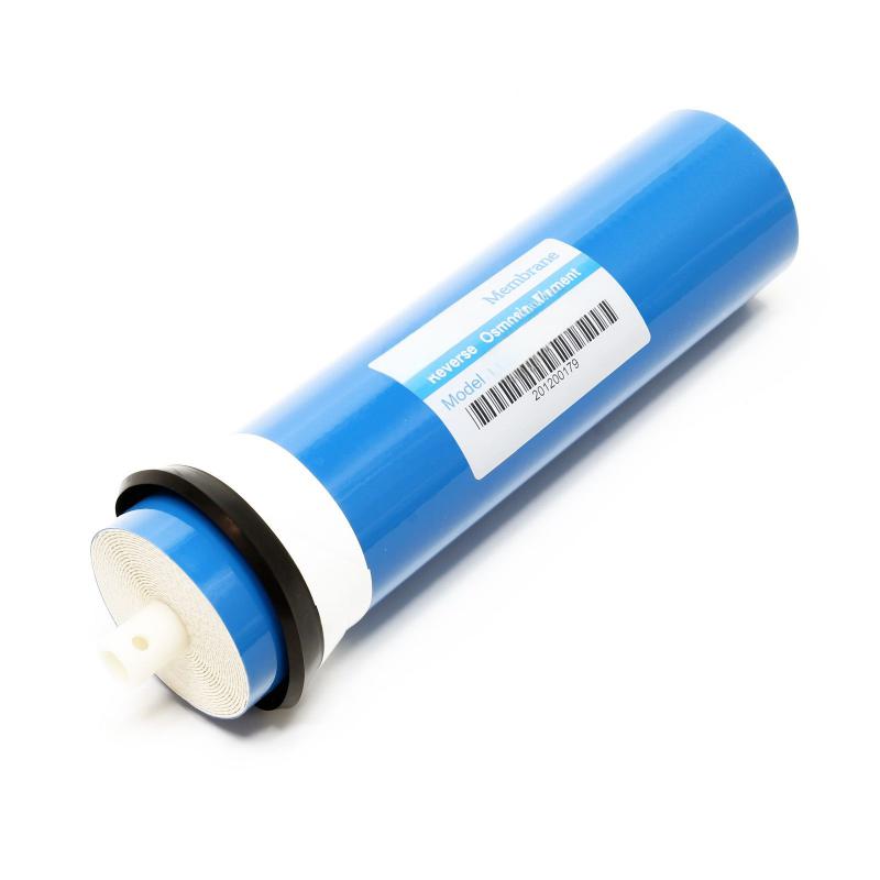 10 hüvelykes (254 mm) fordított ozmózis (RO) membrán, napi 1200 liter (300 GPD) teljesítménnyel