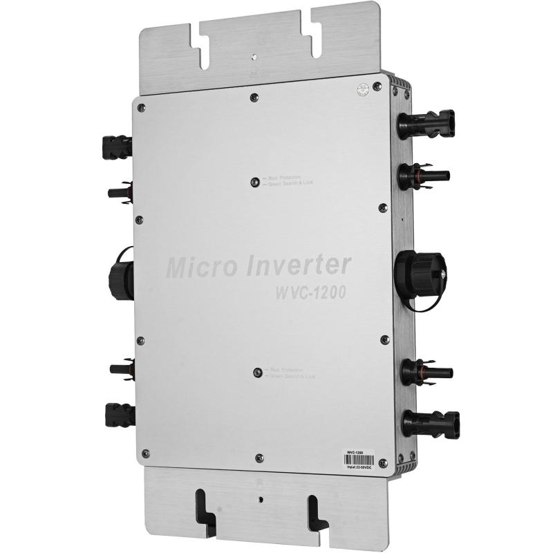 1200W MPPT vízálló szolár mikroinverter 220V AC