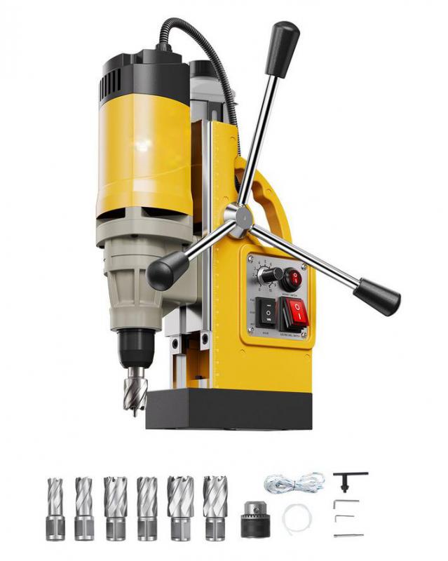 1400 W mágneses fúrógép – 12 800 N mágneserő, 0–650 ford./perc, Ø50 mm magfúrási kapacitás