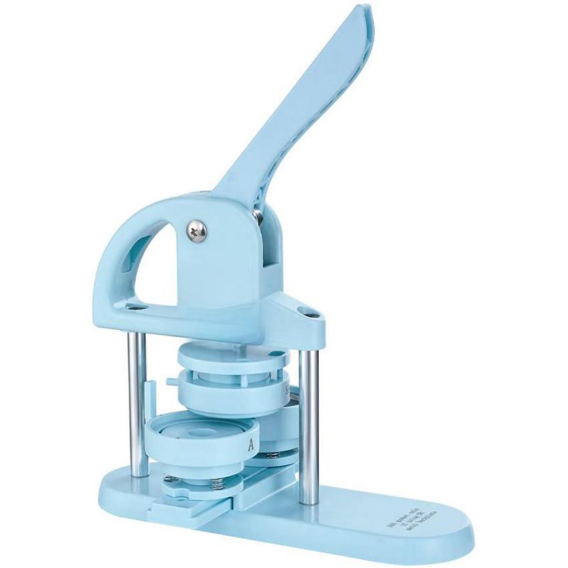 3 az 1-ben kitűzőkészítő gép 25 / 32 / 58 mm-es méretekhez, komplett tartozékkészlettel