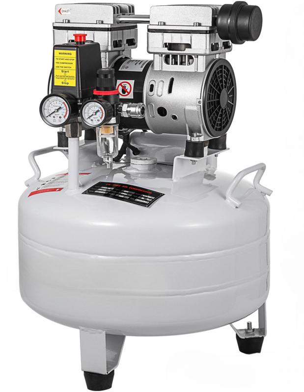 30 literes 850 W-os csendes olajmentes légkompresszor