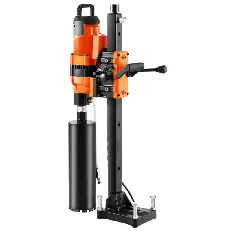 3500 W gyémánt magfúrógép állvánnyal, 20–300 mm fúrási átmérő-tartománnyal